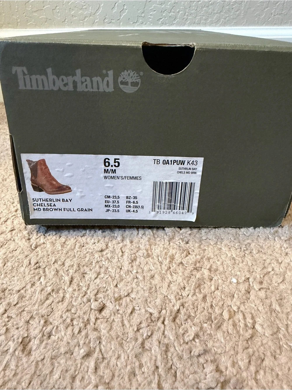 Timberland Women’s Brown Leather Chelsea Boots